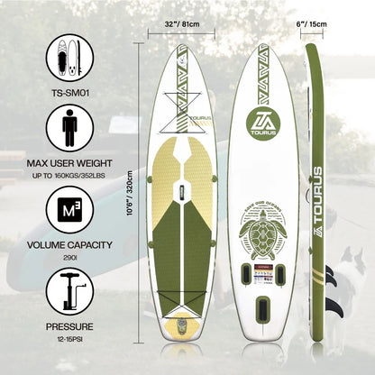 STAND UP PADDLE 10´6´´ TOURUS GREEN DESIGN