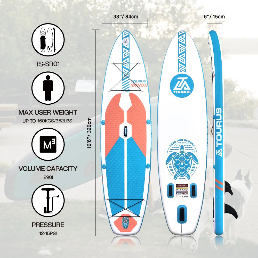 STAND UP PADDLE 10´6´´ SKY BLUE DESIGNE