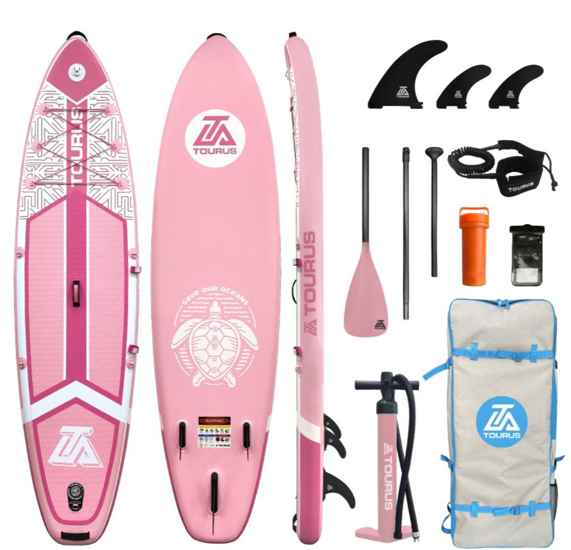 STAND UP PADDLE 10'6"TOURUS PINK DESIGN