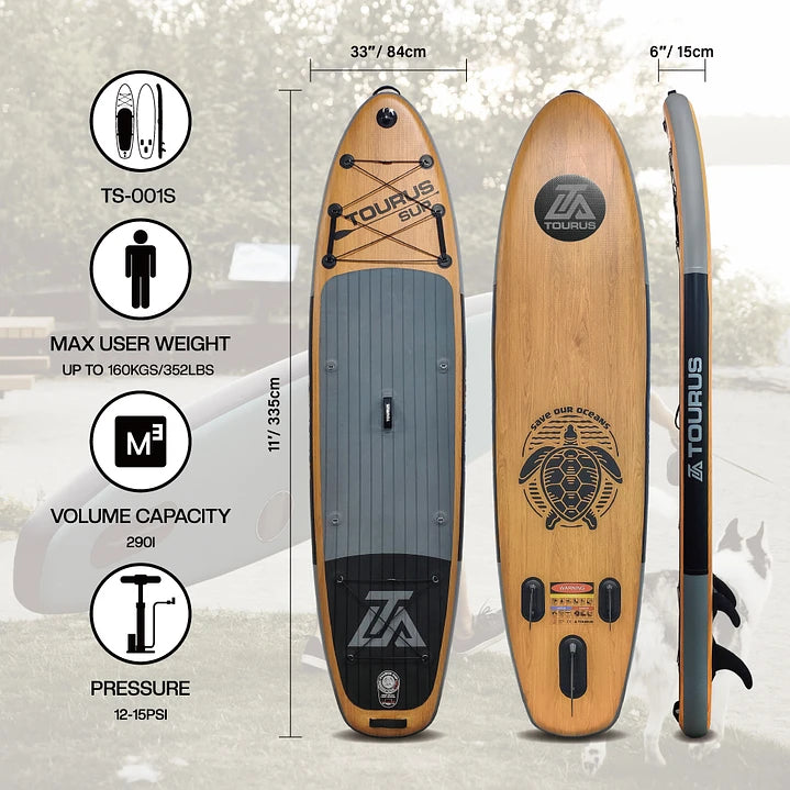 STAND UP PADDLE 11'TOURUS WOOD DESIGN