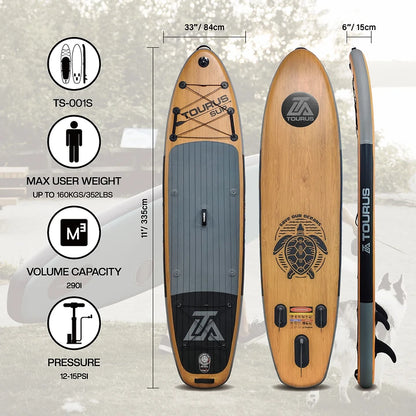 STAND UP PADDLE 11'TOURUS WOOD DESIGN